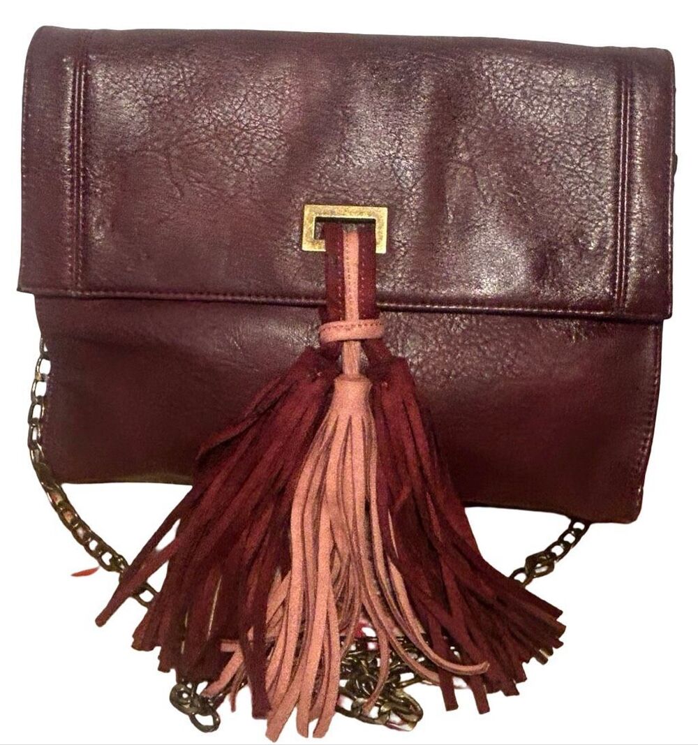 Anthropologie Samantha Tassled Purse NWT